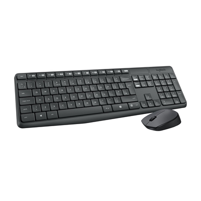 Logitech Teclado y ratón Inalámbrico MK235 Gris