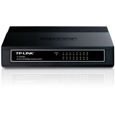 TP-LINK TL-SF1016D Switch 16P 10/100Mbps plástico
