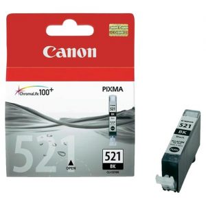 Tinta Canon CLI521BK Negro