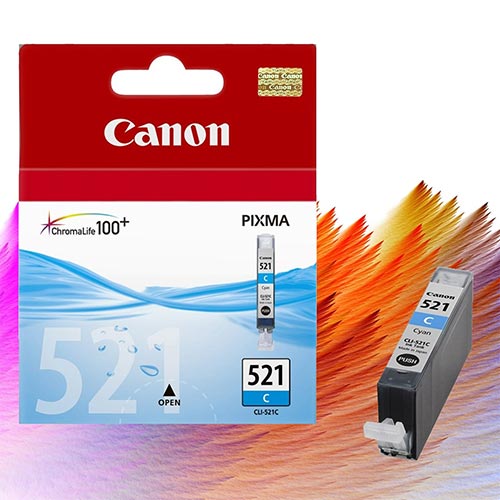 Tinta Canon CLI521C Cyan - Imagen 2