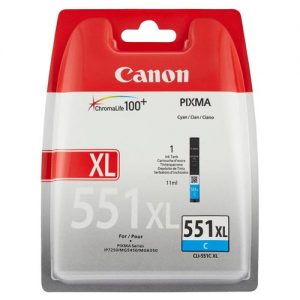 Tinta Canon CLI551XLC Cyan Alta CAPACIDAD