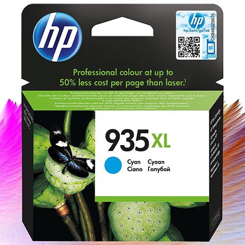 Tinta HP C2P24AE Nº 935XL Cyan - Imagen 2