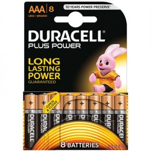 DURACELL PLUS POWER PILA ALCALINA AAA LR03 BLISTER