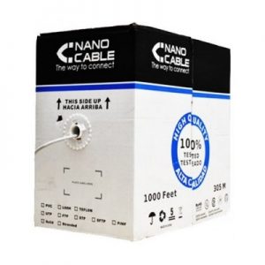 Bobina Cable Red RJ45 Cat.6 UTP 305m