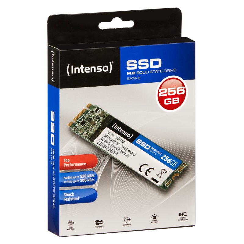 Intenso 3832440 Top SSD M.2 256GB Sata3 - Imagen 2