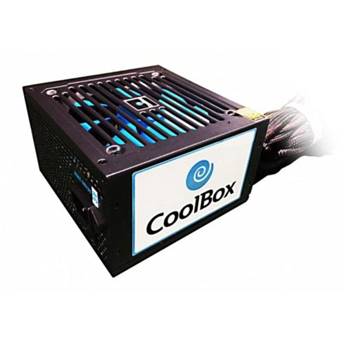 Fuente Alimentación 500W Coolbox FORCE PFC Activo 80+Bronce 4SATA 12cm ATX - Imagen 2