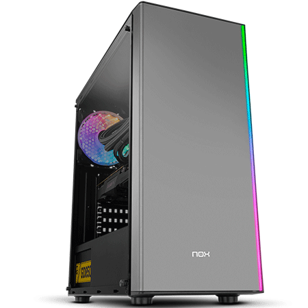 Caja Nox Infinity OMEGA RGB Negra