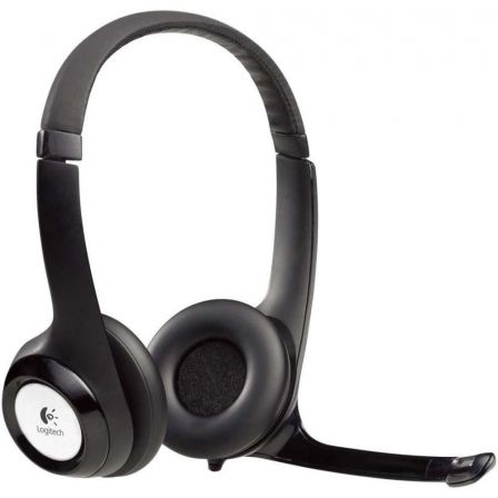 Auriculares DIADEMA con Micrófono Logitech H390 20HZ CONTROL VOLUMEN / MUTE DIADEMA ACOLCHADA AJUSTABLE USB NEGRO - Imagen 2