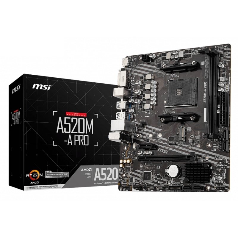 MSI Base A520M-A PRO mATX AM4