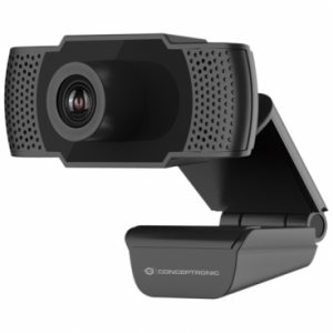 Webcam FHD Conceptronic AMDIS 1080P USB - 3.6mm 30 FPS - Visión 90° - Micrófono integrado