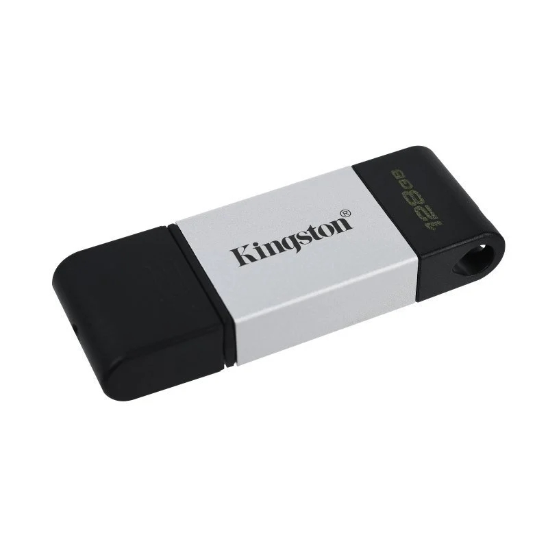 Kingston DataTraveler DT80 128GB USB C 3.2 Plata