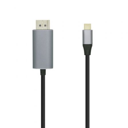Cable USB Tipo-C Macho a Displayport Macho 0.8m Negro