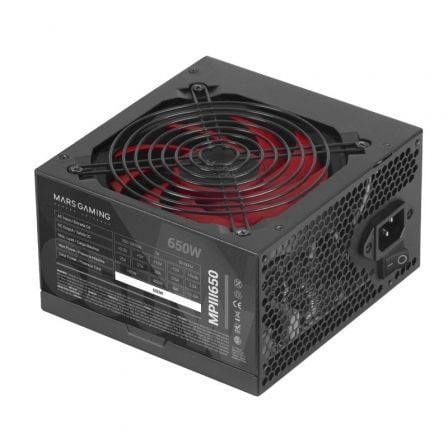 Mars Gaming MPIII650/ 650W/ Ventilador 12cm