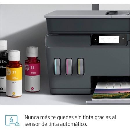 Multifunción Recargable HP Smart Tank Plus 655/ WiFi/ Fax/ Negra - Imagen 4
