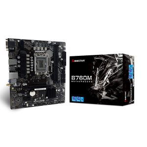 BIOSTAR B760MX2-E D4  M-ATX Skt 1700 HDMI VGA DVI   2xDDR4 3200MHz 1xM.2 4xSATA 2.5G LAN USB 3.2