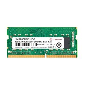 SODIMM 16GB 3200Mhz DDR4 TRANSCEND 1.2V CL22 1Rx8 JM3200HSE-16G
