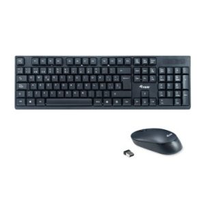 PACK TECLADO Y MOUSE EQUIP LIFE WIRELESS COMBO 2.4GHZ COLOR NEGRO 245221