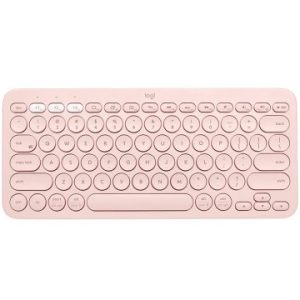 TECLADO LOGITECH K380 BLUETOOTH PARA TRES DISPOSITIVOS COLOR ROSA P/N:920-009587