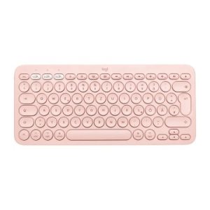 TECLADO LOGITECH K380 PARA MAC BLUETOOTH PARA TRES DISPOSITIVOS COLOR ROSA P/N:920-010400