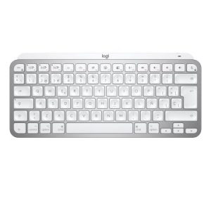 TECLADO LOGITECH MX KEYS MINI PARA MAC WIRELESS COLOR GRIS PALIDO P/N: 920-010523