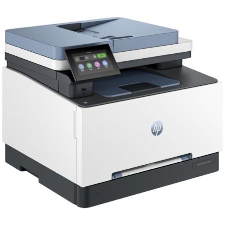 Multifunción Láser Color HP LaserJet Pro MFP 3302FDN Fax/ Dúplex/ Blanca y Azul - Imagen 3