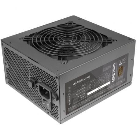 Mars Gaming MPB750S/ 750W/ Ventilador 12cm/ 80 Plus Bronze - Imagen 2