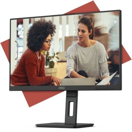 Monitor Profesional AOC 27E3QAF 27"/ Full HD/ Multimedia/ Regulable en altura/ Negro - Imagen 2
