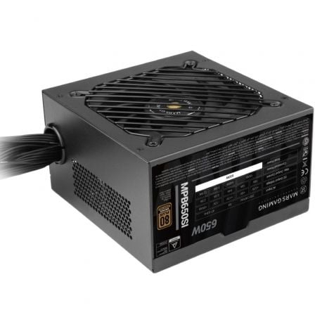 Mars Gaming MPB650SI/ 650W/ Ventilador 12cm/ 80 Plus Bronze - Imagen 3