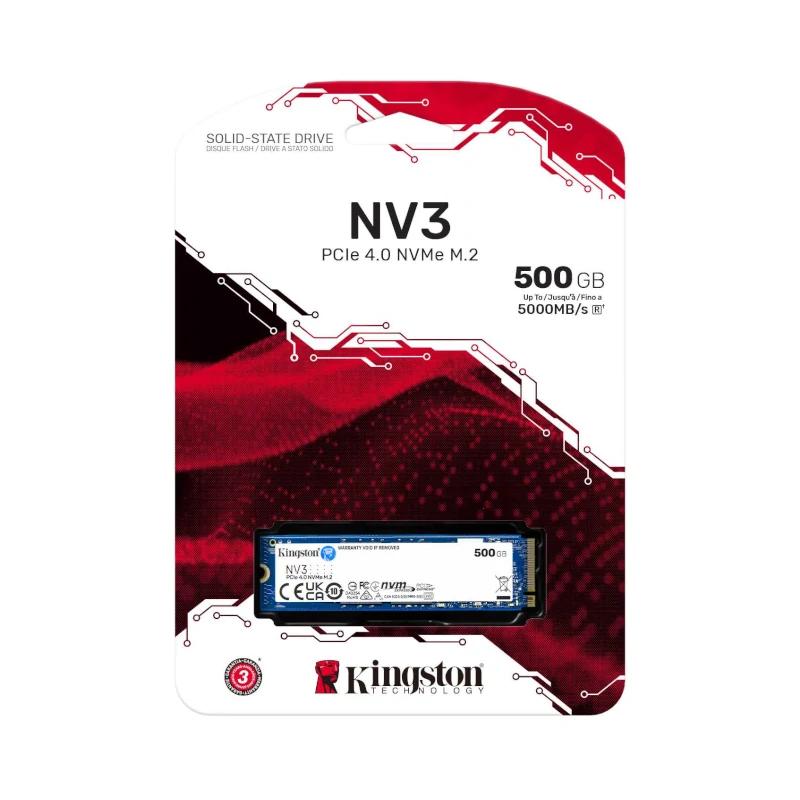 Kingston NV3 SSD 500GB PCIe NVMe Gen 4.0 - Imagen 3
