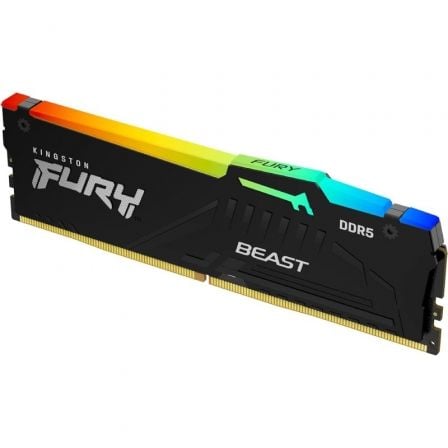 Kingston FURY Beast RGB 16GB/ DDR5/ 6000MHz/ 1.35V/ CL36/ DIMM - Imagen 2
