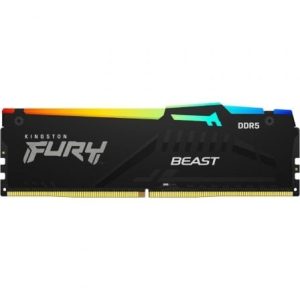 Kingston FURY Beast RGB 8GB/ DDR5/ 6000MHz/ 1.35V/ CL36/ DIMM