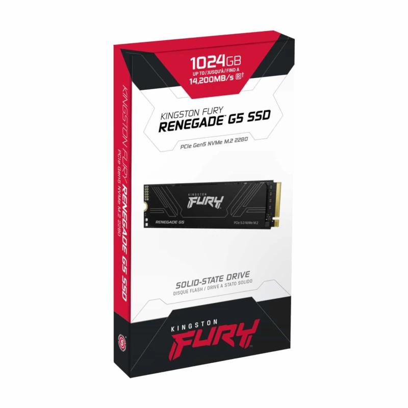 Kingston Fury Renegade G5 SSD 1TB PCIe5.0 14200M-s - Imagen 3
