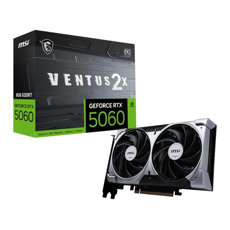 MSI NVIDIA RTX 5060 8G VENTUS 2X OC DDR7