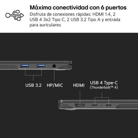 LG 16Z90RU i5-1334U 16GB 512 W11H 16" IPS - Imagen 2