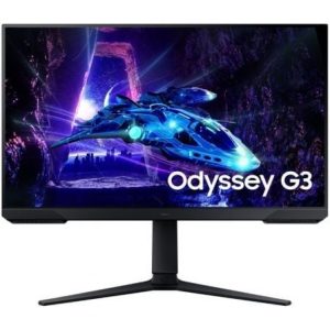 Monitor Gaming Samsung Odyssey G3 S24DG304EU/ 24"/ Full HD/ 1ms/ 180Hz/ VA/ Regulable en altura/ Negro