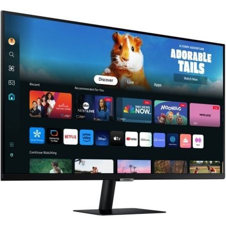 Smart Monitor Samsung M5 S32DM502EU 32"/ Full HD/ Smart TV/ Multimedia/ Negro - Imagen 3