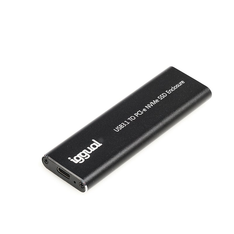 iggual Caja externa USB-C 3.1 SSD M.2 NVMe y SATA - Imagen 2