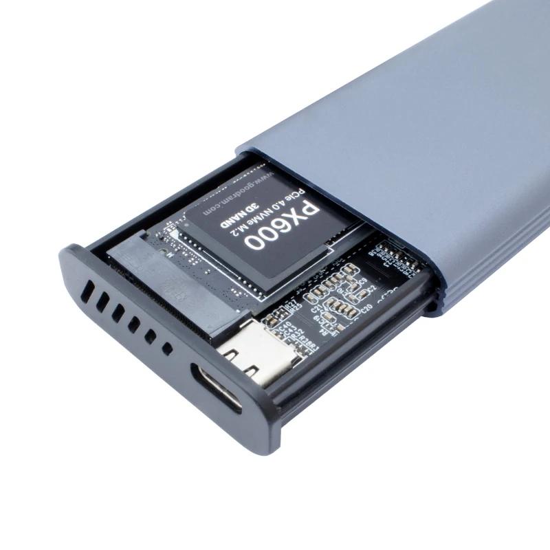 Coolbox CAJA SSD M.2 NVME/SATA LCD MINICHASE PS32 - Imagen 3