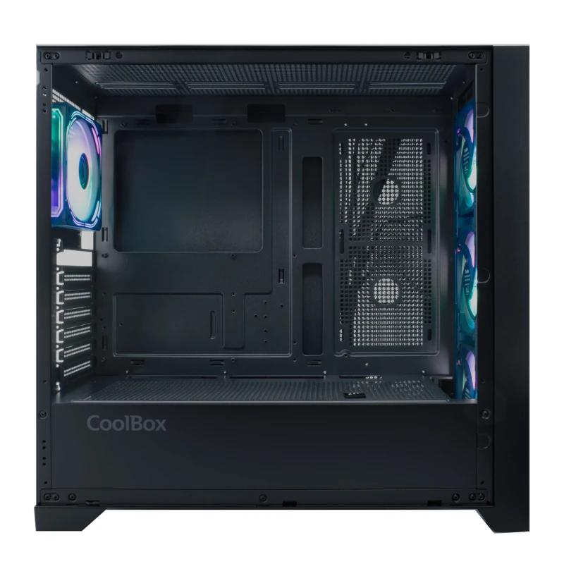 Coolbox Caja Gaming ATX Ge-2000 DualView S/Fte - Imagen 3