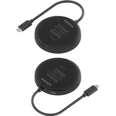 Dock USB 3.2 Gen2 Tipo-C para SSD M.2 NVMe Aisens ASDS-2M2N05-BK/ Gris - Imagen 4