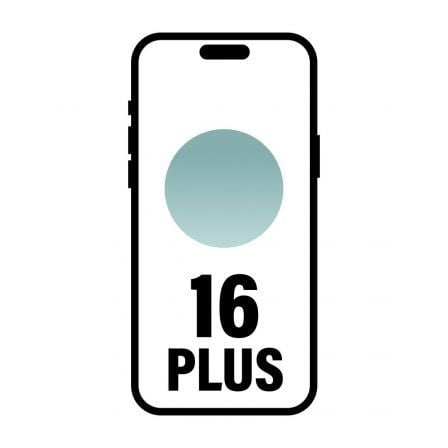 Apple iPhone 16 Plus 512GB/ 6.7"/ 5G/ Verde Azulado