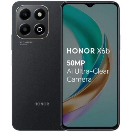 Honor X6B 4GB/ 128GB/ 6.56"/ Negro Medianoche