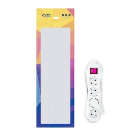 Nanocable Regleta 4 tomas con interruptor Blanca - Imagen 4