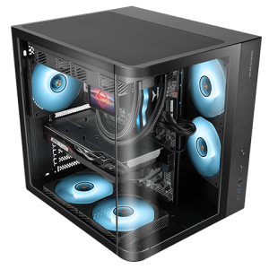 CAJA SEMITORRE ATX MC-CURV NEGRO MARS GAMING